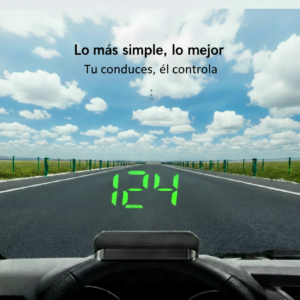 Proyector digital de velocidad por GPS